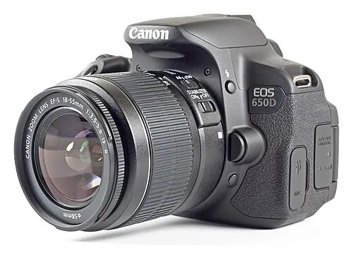 Canon EOS 650D camera