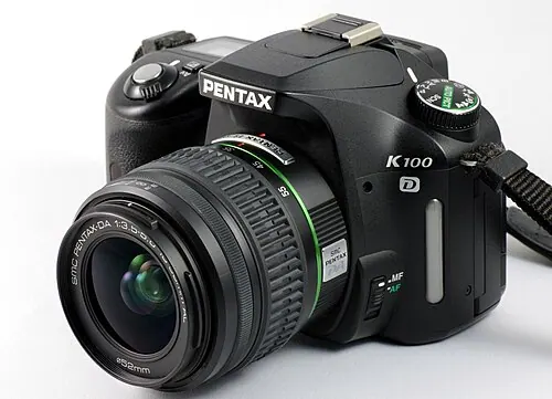 Pentax K100D camera