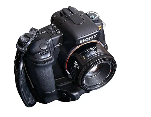 Sony Alpha 300 camera