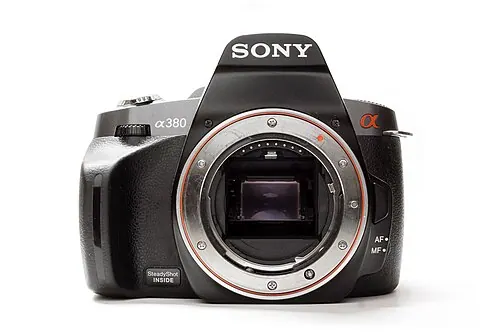 Sony Alpha 380 camera
