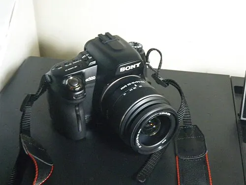 Sony Alpha 500 camera